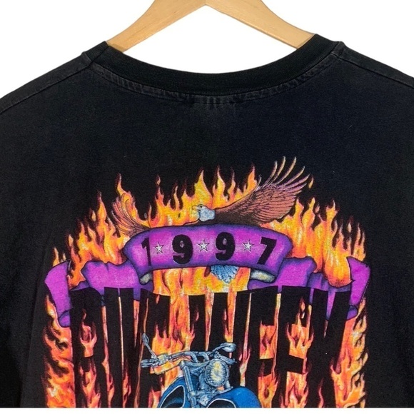 Vintage Dynamic Designs 1997 Bike Week Daytona Graphic Tee Shirt Size XL - Picture 12 of 15